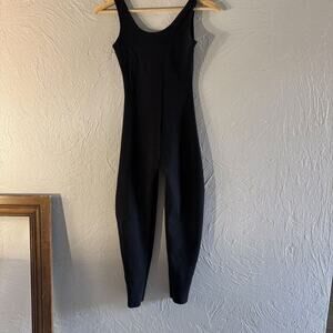 Vintage Express Tricot Y2K Black Catsuit Jumpsuit